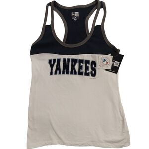 New York Yankees 100% Cotton Tank Top NY Team Sports MLB x New Era Baseball NWT